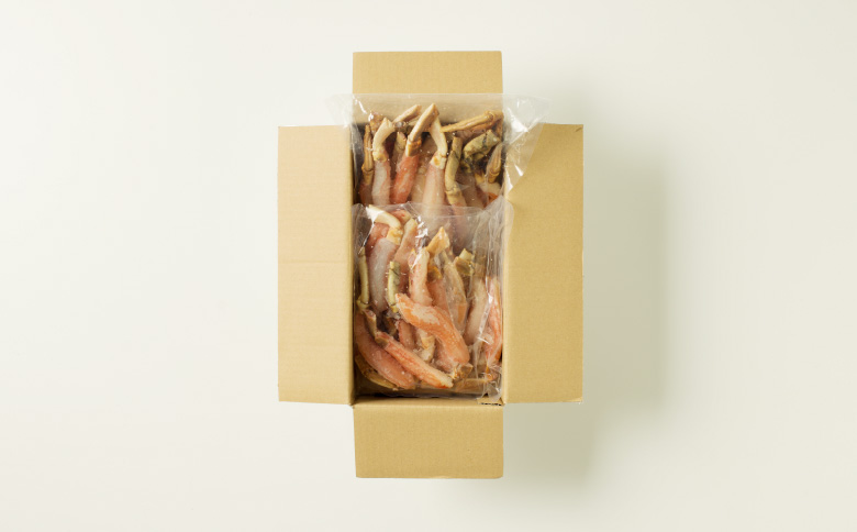 お刺身OK！生本ずわいがに棒肉ポーション1kg(500g×2P)(計24～40本) C-11025