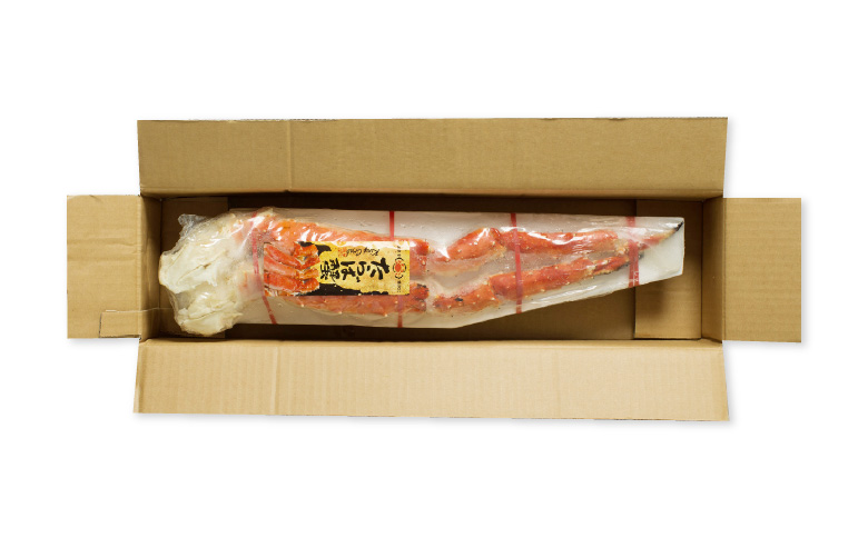 ＜12月10日決済分まで年内配送＞ボイルたらばがに脚約1kg(脚2本シュリンク) C-11056