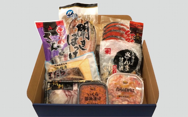 ＜12月21日決済分まで年内配送＞海鮮セット松(いくら・さんま・まだら・紅鮭・ミズダコ・たらばがに・ほっけ) C-12001