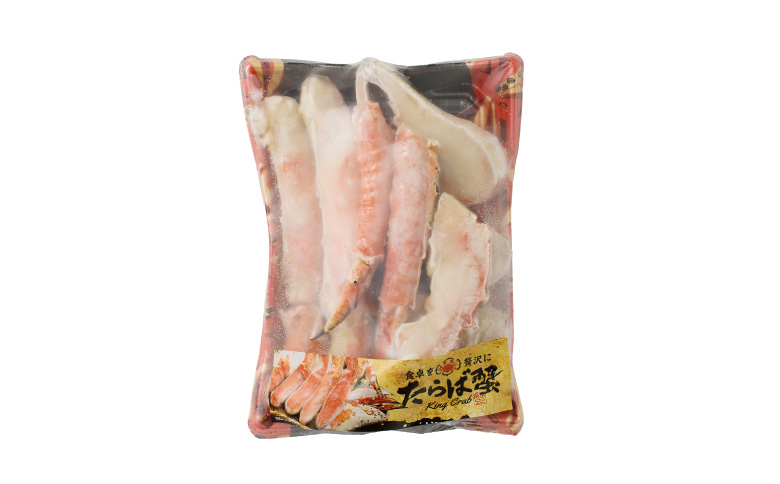 根室海鮮市場＜直送＞ボイル済み本タラバガニハーフカット1kg C-28033