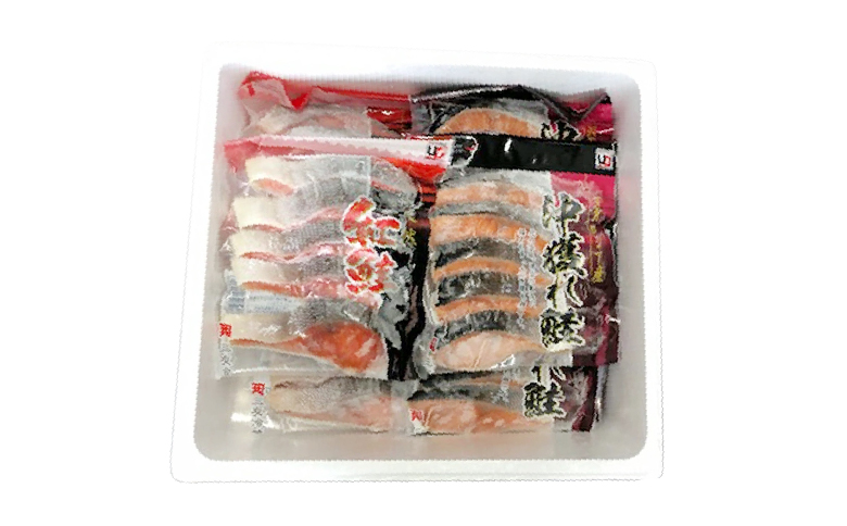 甘塩紅鮭5切×6P、甘塩時鮭5切×6Pセット（計60切） C-30004