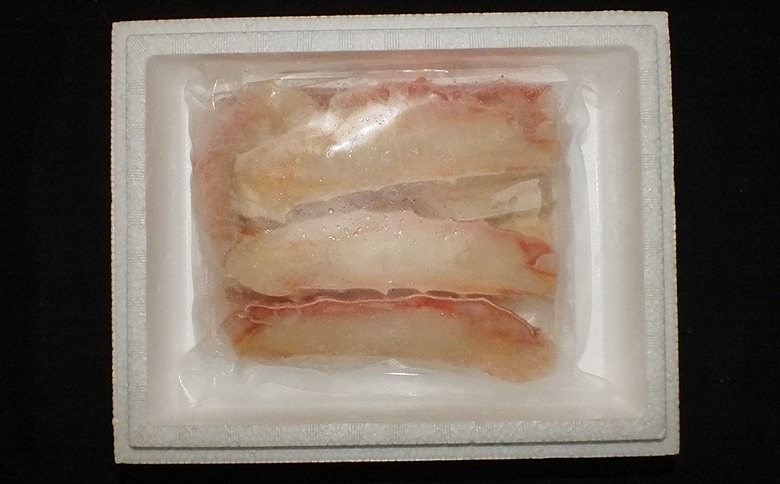 ＜12月21日決済分まで年内配送＞ボイルたらばがに脚(カット)600g×1P C-42087