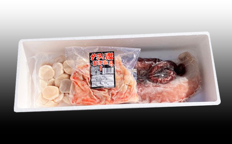 ＜12月21日決済分まで年内配送＞ほたて貝柱・たこ足・タラバガニむき身セット C-76051