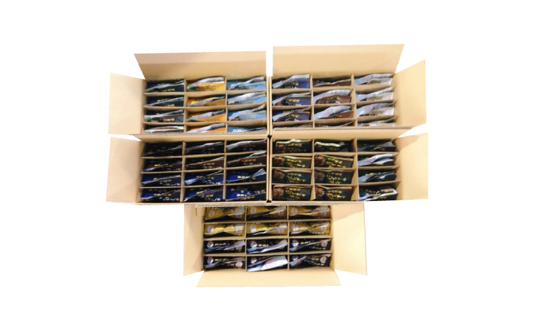 無添加煮付けレトルトセット(さんま・いわし・ほたて・さば・ほっけ) D-09023