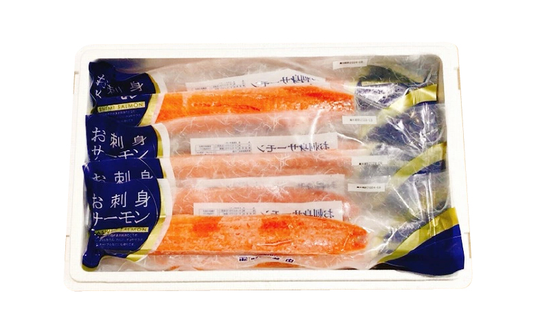 【12/31決済分まで1月中配送】 お刺身トラウトサーモン6～12本(計3kg)＆塩銀鮭切り身1切(約70g)×30P D-09040