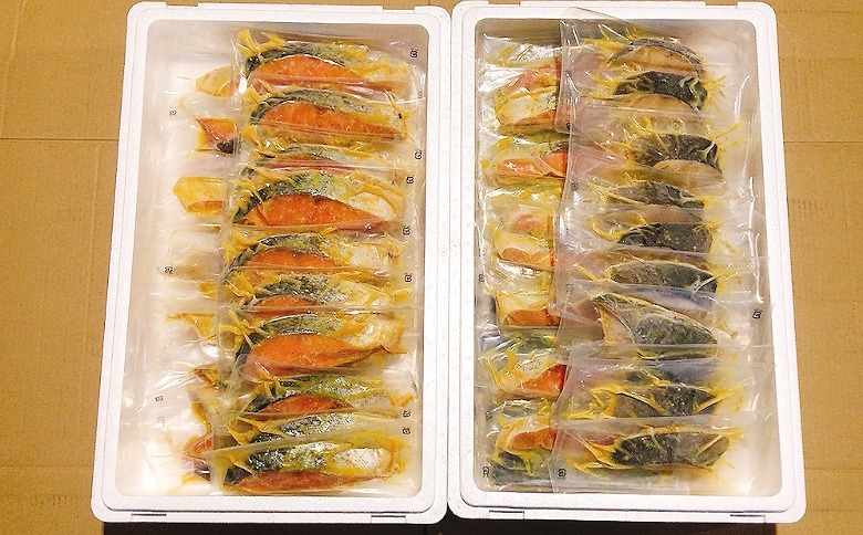 海鮮西京漬けセット(5種計96P)(個包装真空) E-09015