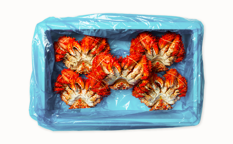 ＜12月14日決済分まで年内配送＞【北海道根室産】花咲かに800g×5尾(計4kg) E-20006