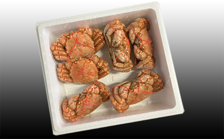 ＜12月21日決済分まで年内配送＞毛かに400g前後～550g前後×6尾 E-30007