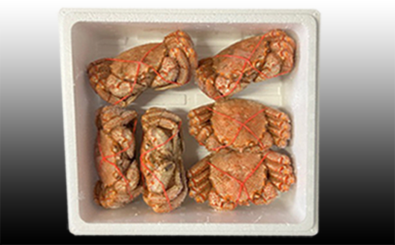 ＜12月21日決済分まで年内配送＞毛かに400g前後～550g前後×6尾 E-76004