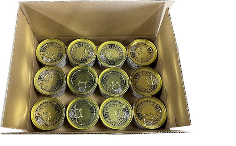 ホタテ貝柱水煮12缶 E-78005