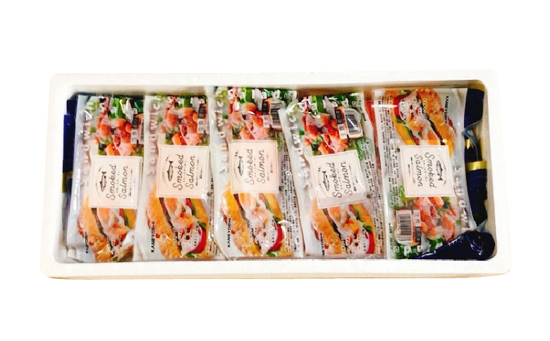 お刺身トラウトサーモン4～8本(計2kg)＆スモークサーモン4～6枚(計800g) F-09006