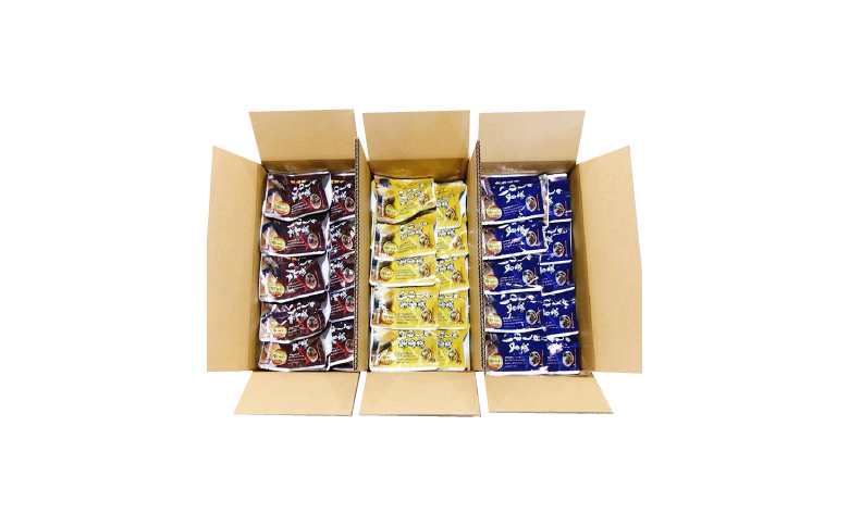 【北海道根室産】いわし煮付けセット(3種・各30P) F-09014