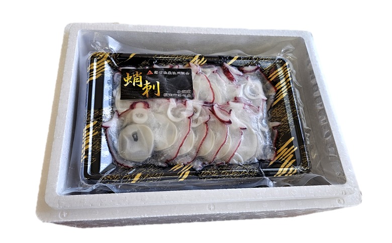 ＜12月14日決済分まで年内配送＞【北海道根室産】水蛸ボイルたこ足スライス150g×6P(計900g) F-20001