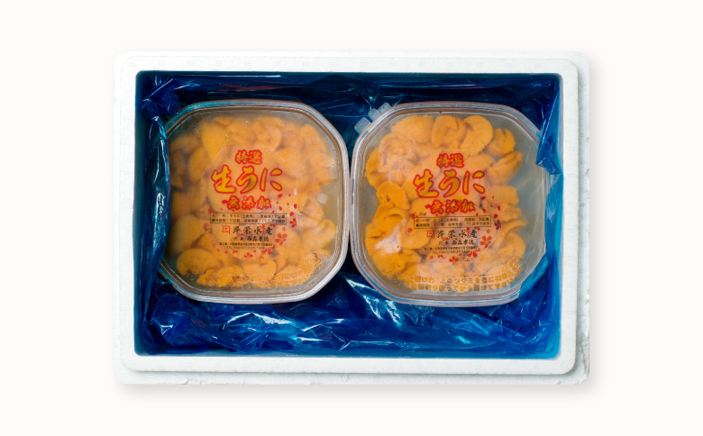無添加エゾバフンウニ塩水パック100g×2P F-20011