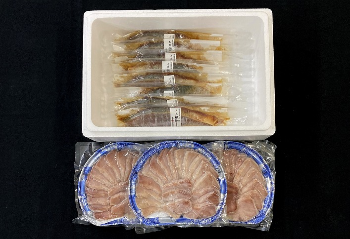 【北海道根室産】＜鮭匠ふじい＞天然ぶりのしゃぶしゃぶ・照焼切身セット F-42006