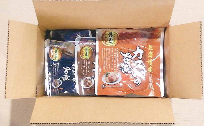 ＜12月14日決済分まで年内配送＞無添加煮付けセット(さんま・いわし・ほたて・さば・ほっけ・たら・あなご・カスベ) G-09026