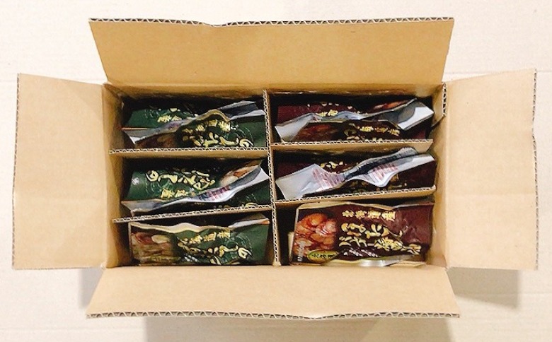 ほたてのバター醤油5P、ほたてのバジル5P G-09036