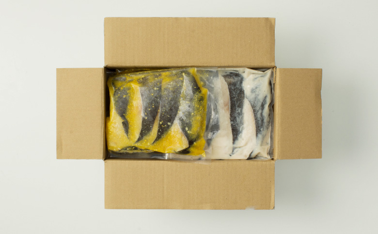 銀だら粕漬け4切×1P、銀だら西京漬け4切×1P G-11003