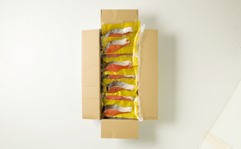 無添加天然熟成紅鮭1切(約80g)真空×8P G-11054