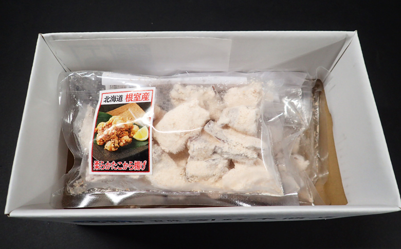 ＜12月10日決済分まで年内配送＞【北海道根室産】タコ唐揚げ150g×3P G-14031