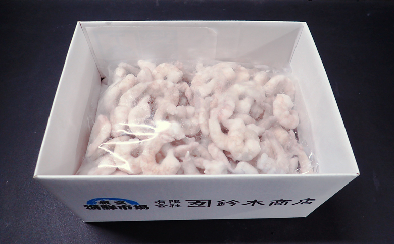 ＜12月10日決済分まで年内配送＞むきバナメイエビ約800g×1P(背ワタ除去済み) G-14067