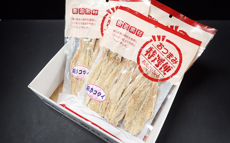 根室海鮮市場＜直送＞開きコマイ(珍味)100g×3P G-28033