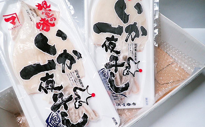 ＜12月10日決済分まで年内配送＞根室海鮮市場＜直送＞【北海道産】いか一夜干し2枚 G-28079