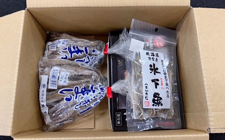 【12/31決済分まで1月中配送】 【北海道根室産】氷下魚セット G-50009