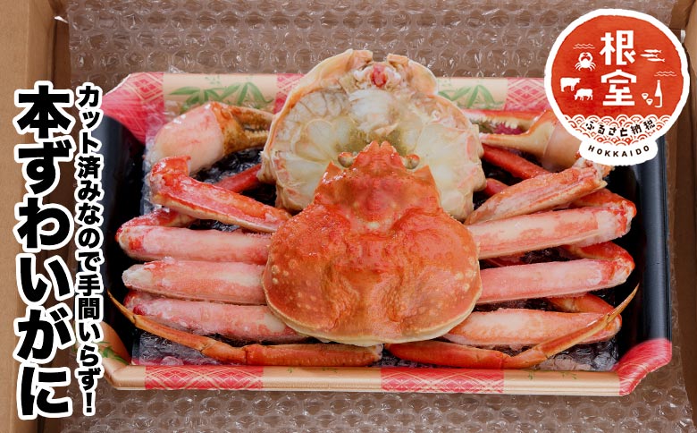 カット済みずわいがに姿500g～550g前後×1尾 G-58002
