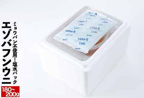 エゾバフンウニ塩水パック90～100g×2P[2026年3月上旬以降発送] B-81008
