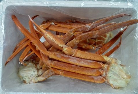 ＜12月21日決済分まで年内配送＞ベニズワイガニボイル肩足5～7肩(計1.0kg) A-57058