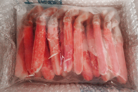 お刺身OK！生本ずわいがに棒肉ポーション300～400g(9～16本) A-14238