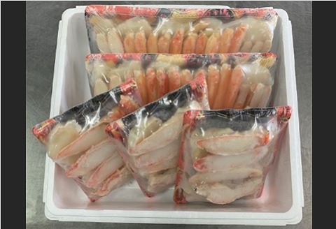 ＜12月21日決済分まで年内配送＞かに脚2種(計2.95kg) E-01008