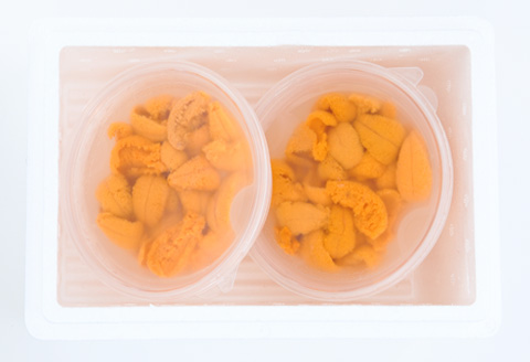 <年内配送可>ムラサキウニ80g～90g×2P A-06001