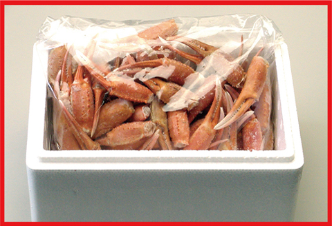 ＜12月21日決済分まで年内配送＞ボイル紅ずわいがに爪1kg A-07001