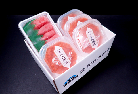 いくら醤油漬け(鮭卵)70g×3P(計210g)、甘口たらこ200g×1P A-11150