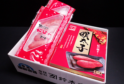 辛子明太子500g(化粧箱入)・たら子200g×2P A-11202