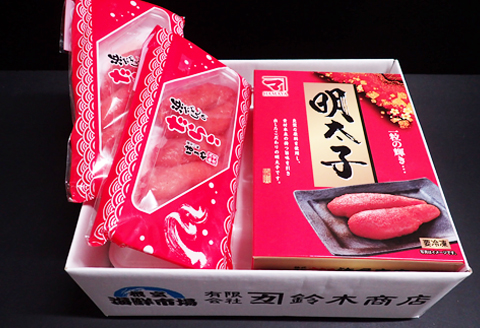 辛子明太子500g(化粧箱入)・たら子200g×2P A-14217