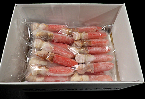 生食用本ズワイガニ爪下棒肉ポーション600g A-14236