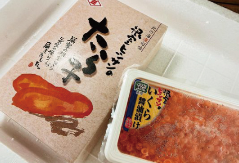 醤油いくら140g・たらこ250g A-16059