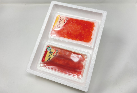塩いくら140g・明太子140g A-16077