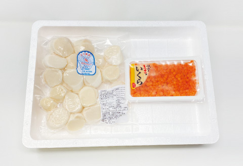 ほたて300g・塩いくら140g A-16089