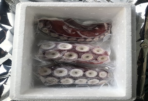 ＜12月21日決済分まで年内配送＞【北海道根室産】たこ足1kg前後 A-21005