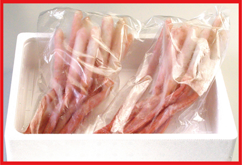 ＜12月21日決済分まで年内配送＞紅ズワイガニむき身800g(400g×2パック) A-56024