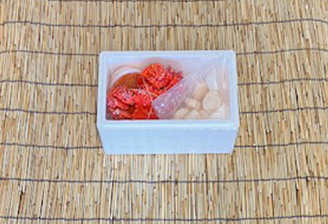 花咲かに1尾・いくら100g×1P・ほたて貝柱200g×1P A-76015