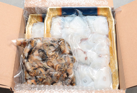 ＜12月17日決済分まで年内配送＞【北海道根室産】タコしゃぶ500g・つぶ500gセット A-81020