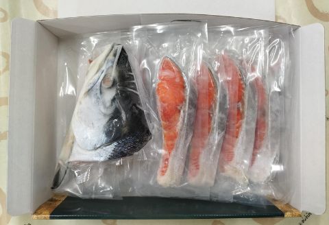 熟成紅鮭姿半身切身 A-85006