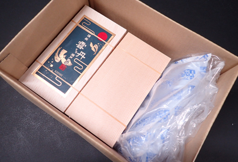 エゾバフンウニ(赤系)80～90g×2折 B-11094