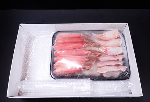 生食可！カット済み生ずわいがに約1.2kg(お刺身・焼きガニ・カニ鍋等) B-14101