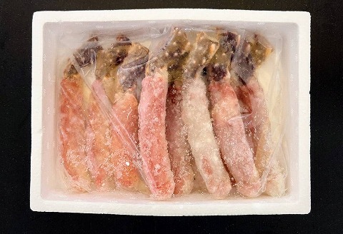 ＜12月21日決済分まで年内配送＞【北海道根室産】生たらばがにポーション500g B-21009